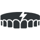 Classical building with arched columns, representing dental practice architecture and professionalism.
